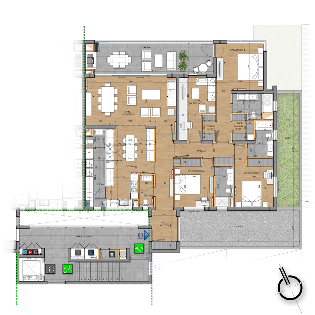 K1-ORIENTE (PISO 1)